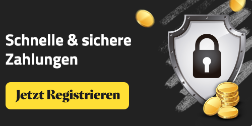 Sicheres Bezahlen mit Schutzsymbol und Münzen